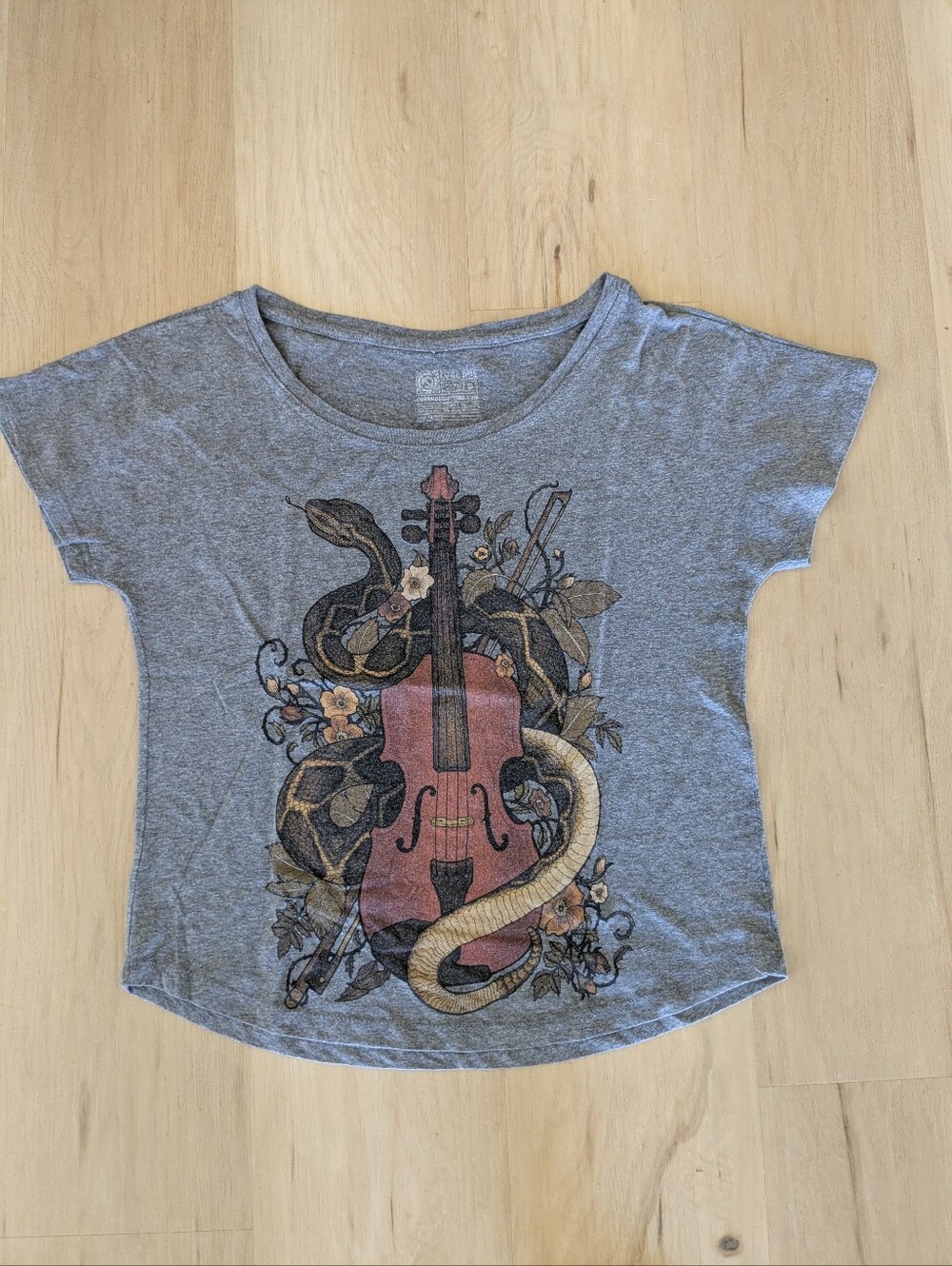 Curbside Clothing Dolman Sleeve Rattlesnake T-shirt
